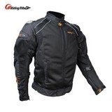 Men Motocross Jaqueta Titanium Shoulder Protector Breathable Nylon Mesh Cloth Jacket Clothing